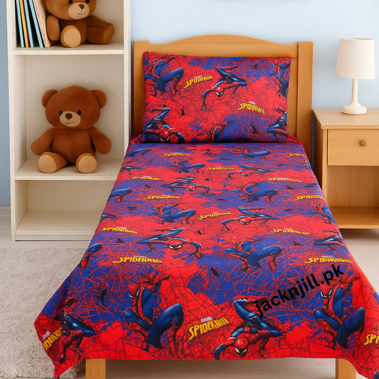 Marvel Spiderman Kids Cotton Bedsheet