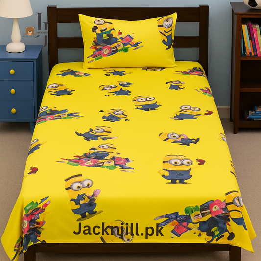 Minion Mania Kids Bedsheet