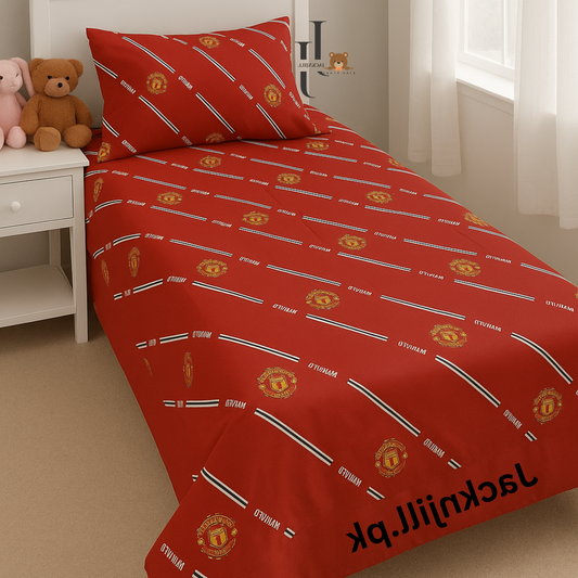 Red Champion Manchester Bedsheet 