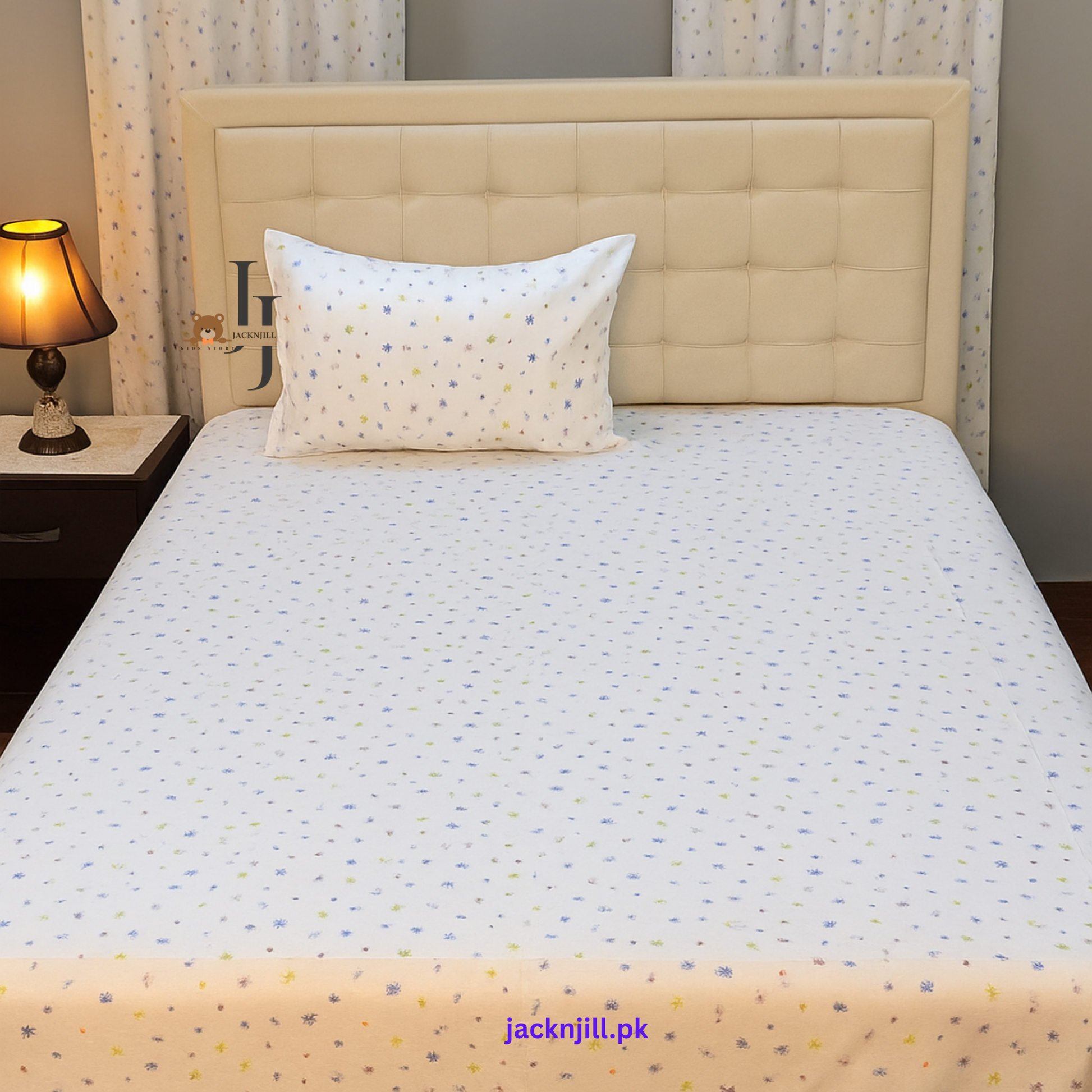 Tiny Twinkling Stars Kids Bedsheet