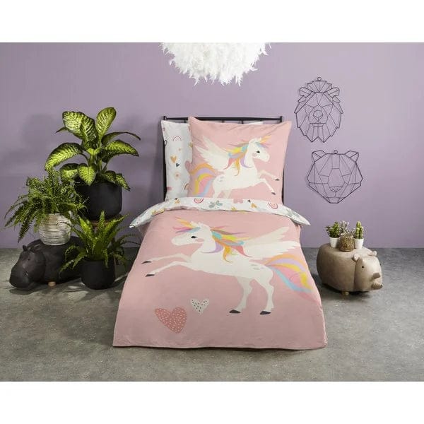 Unicorn Print Kids Bed Sheet -  Bed Sheets