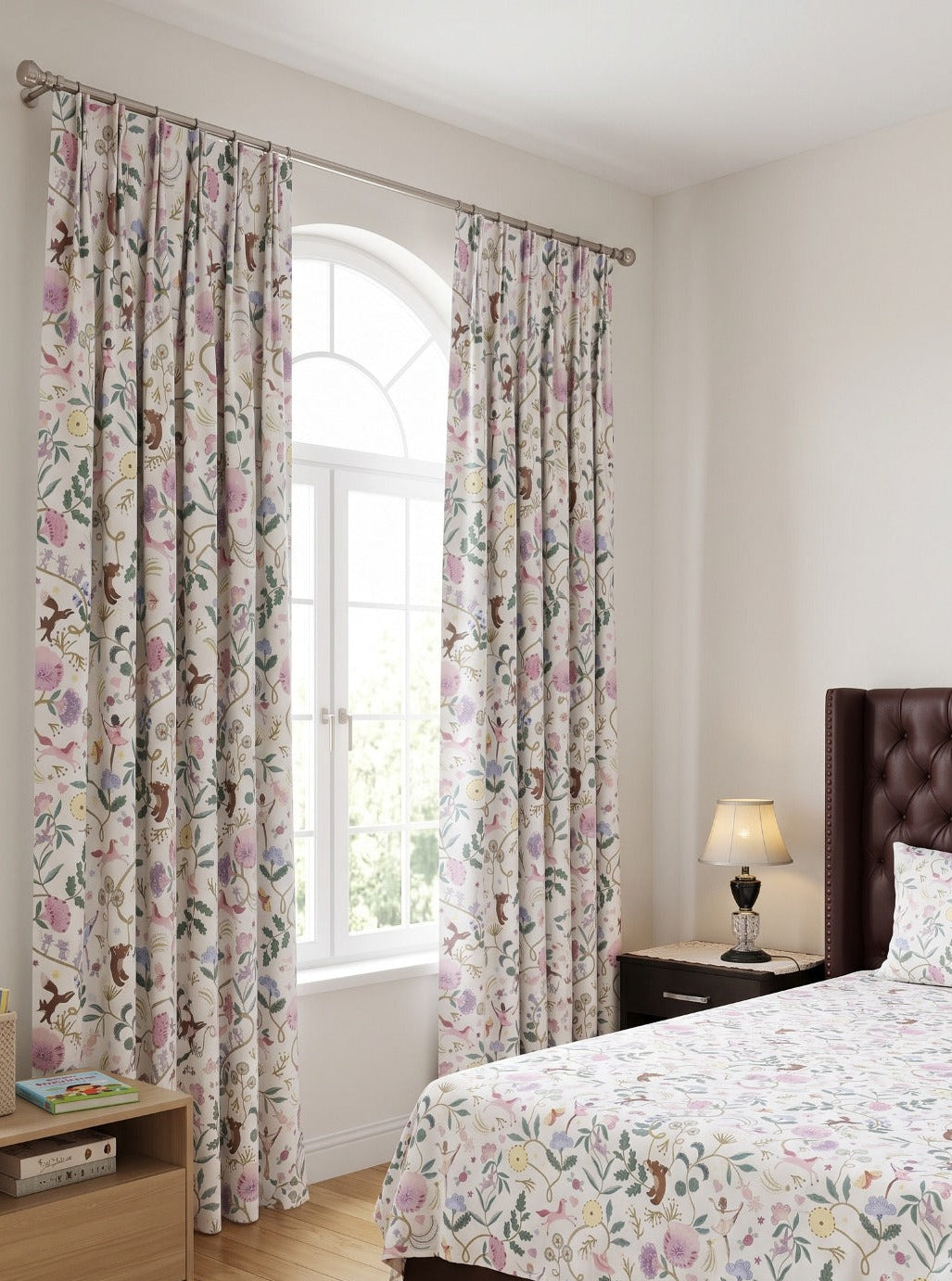 Sasha's Garden Kids Room Curtain for Gils