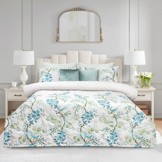 Premium Multi Floral Cottan Comforter Set King Size