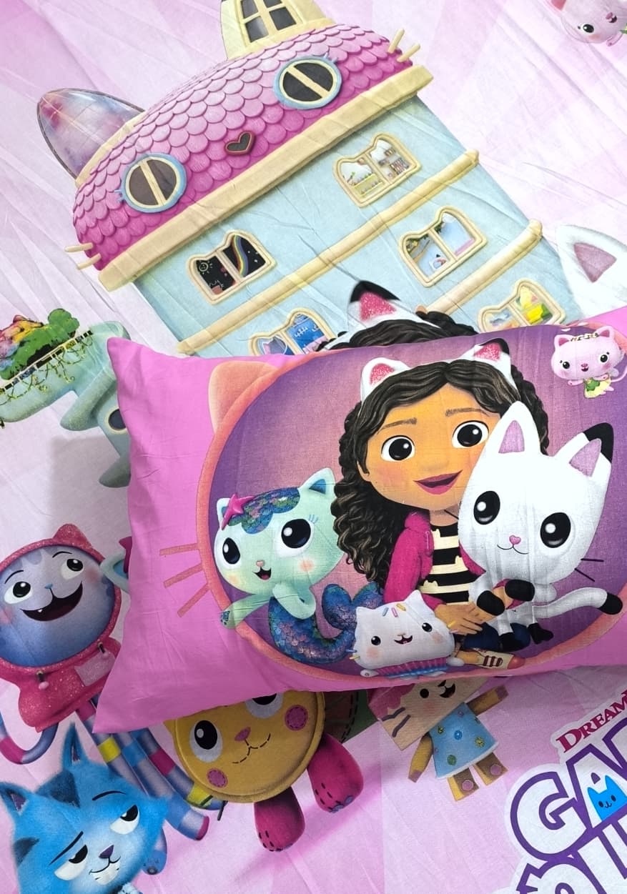 Gabby's Dollhouse Kids Bedsheet