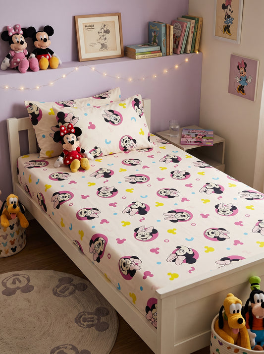 Minnie Mouse Kids Bed Sheet