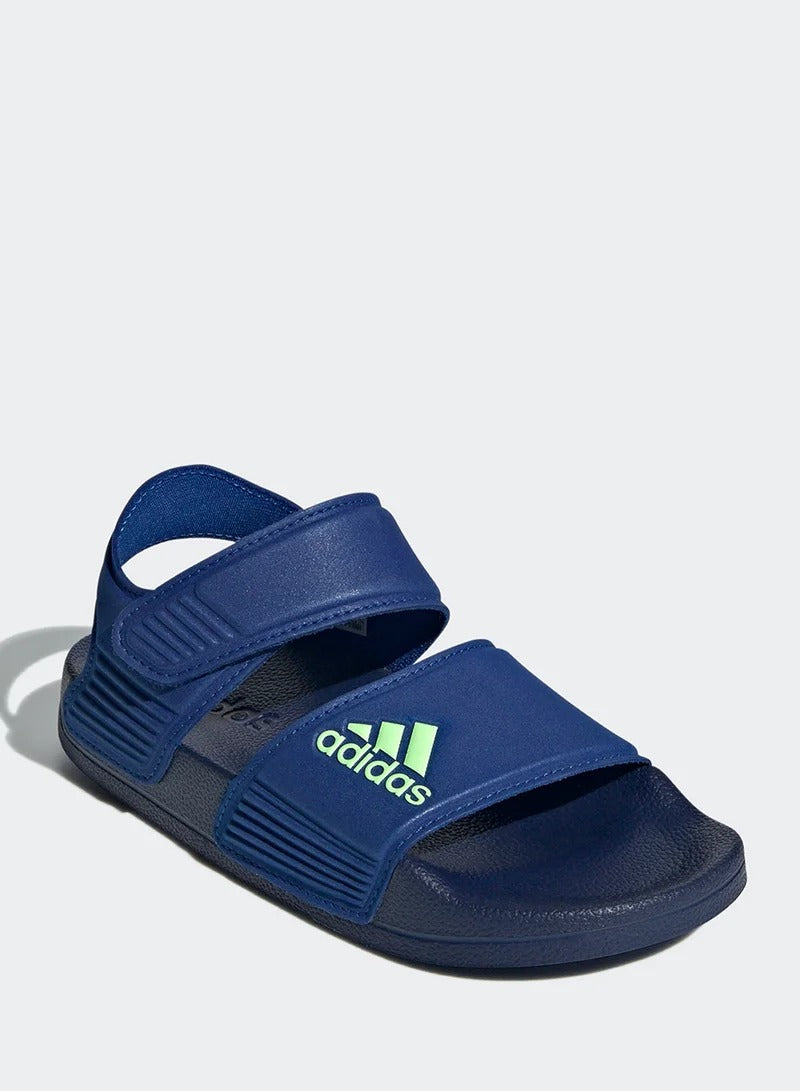 Adidas Youth Adilette Sandals Blue for kids