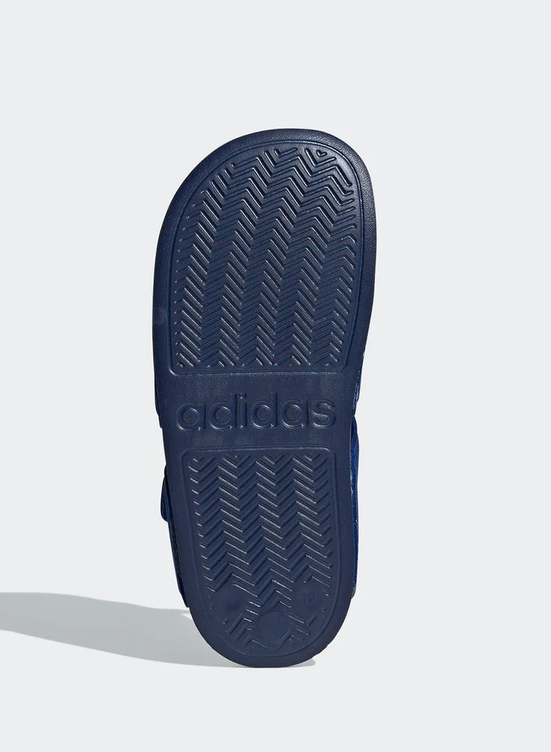 Adidas Youth Adilette Sandals Blue for kids