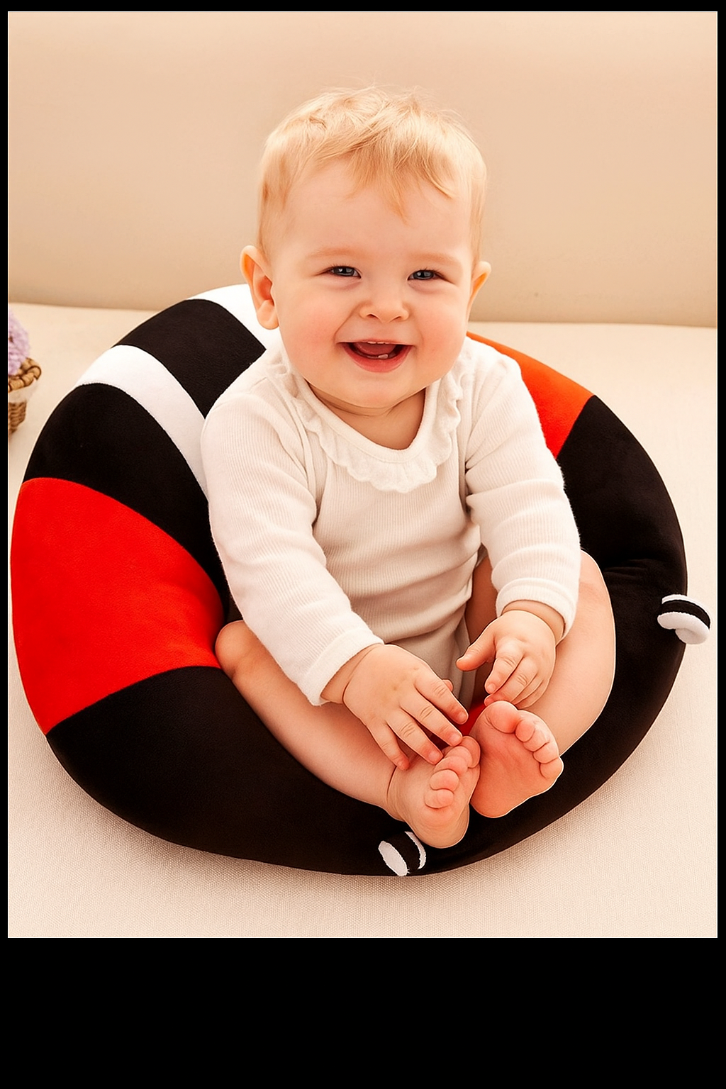 Fascinating Baby Back Support Floor Sofa
