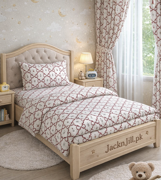 Bellet Dancer Printed Kids Bedsheet Set