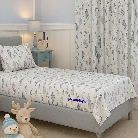 Kids Smiley Sharks Bedsheet 7826