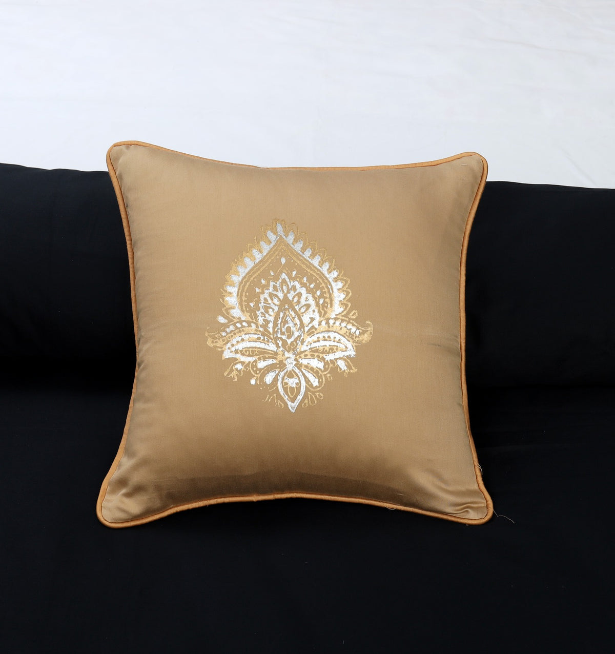 Bridal Bedsheet Set 8Pcs Cotton Sateen Block Printed 07