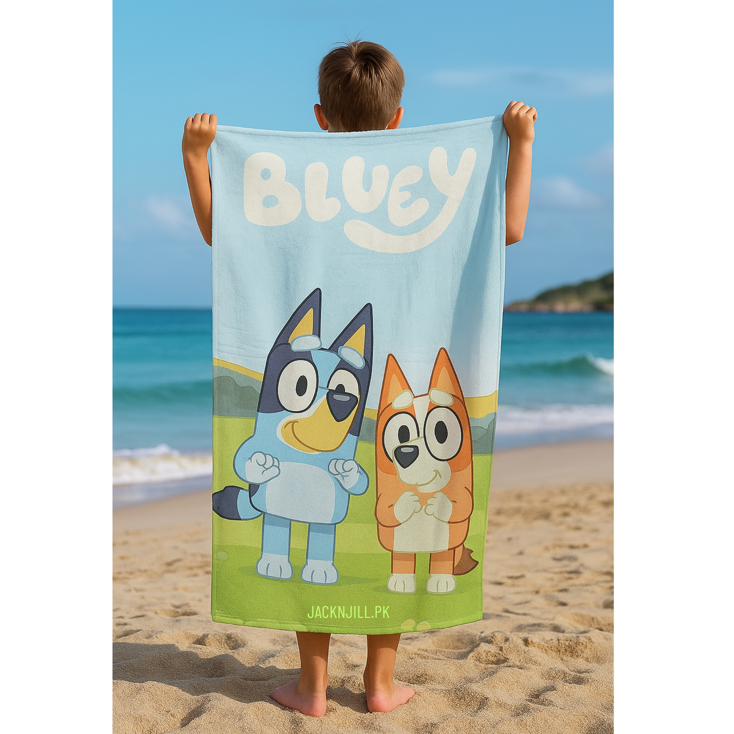 Blue Cats Kids Bath Towel