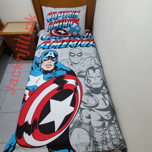 CAPTAIN AMERICA KIDS BEDSHEET T2 -  Bed Sheets