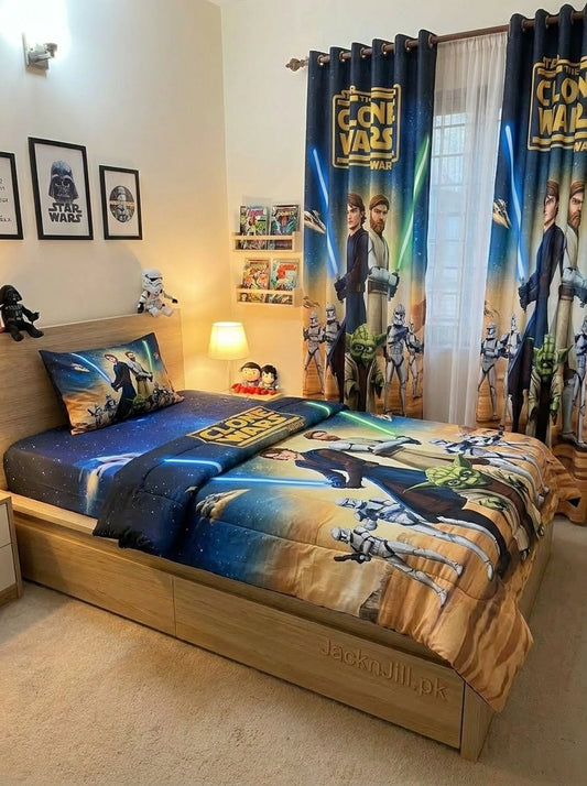 Clone Wars Printed Kids Bedsheet