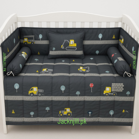 Astronauts Blue Crib & Cot Set
