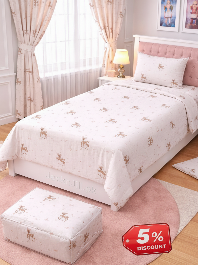 Baby Deer Kids Bedsheet Set