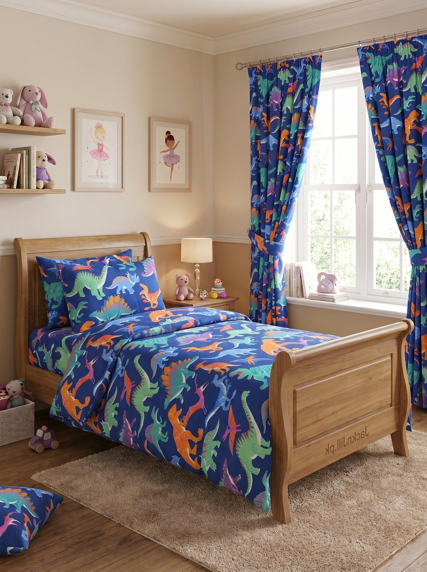 dinosours bedsheet for kids