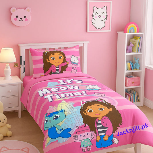 Gabby's Dollhouse Kids Bedsheet