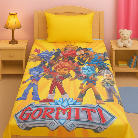 Gormiti Cartoon Character Single Bedsheet