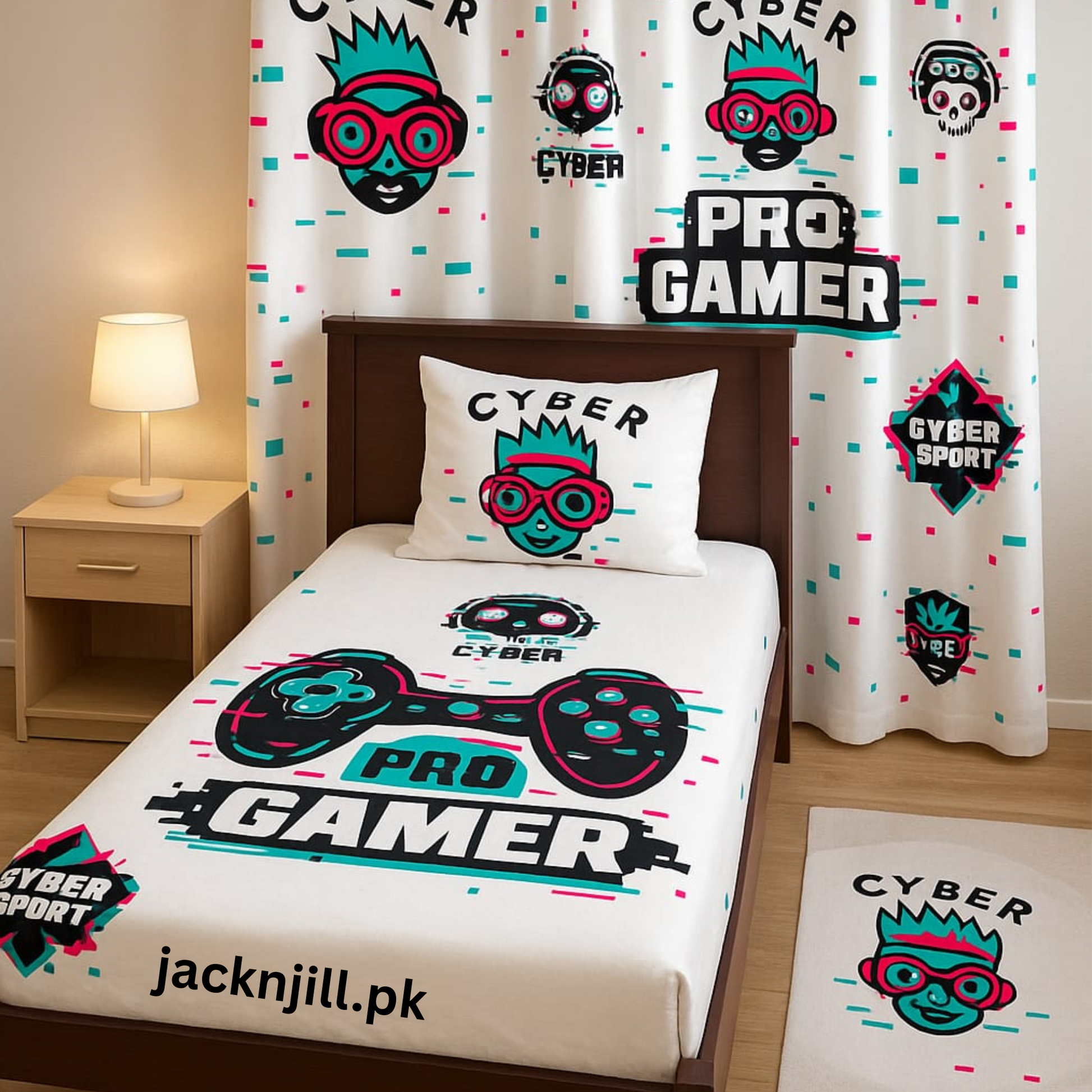 pro gamer kids bedsheet