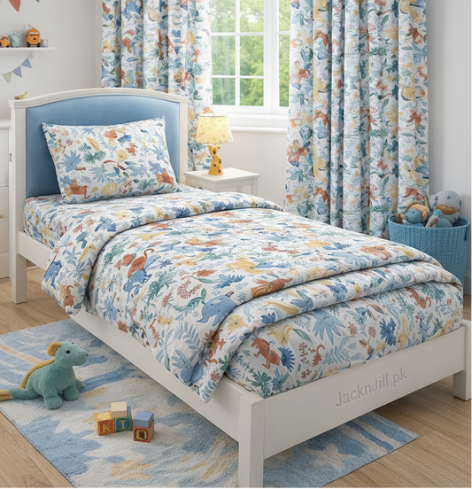 Jungle Print Kids Bedsheet Set