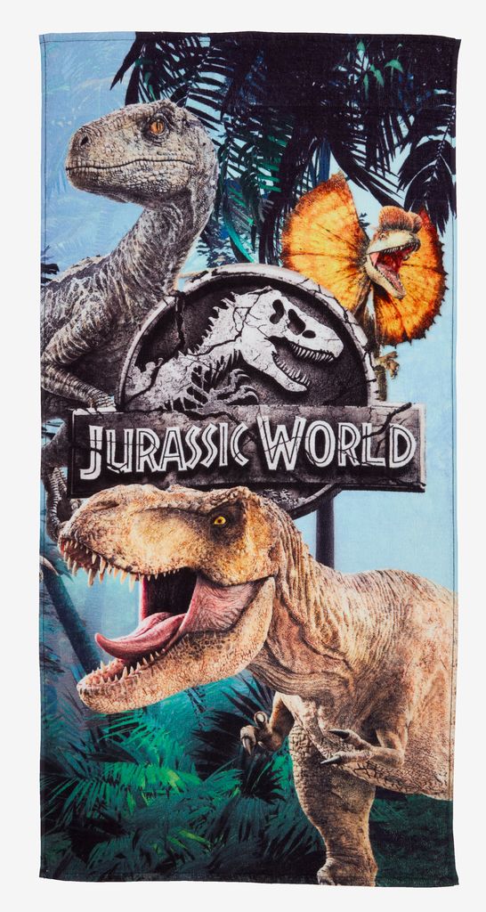 Jurassic Printed Kids Bath Towel