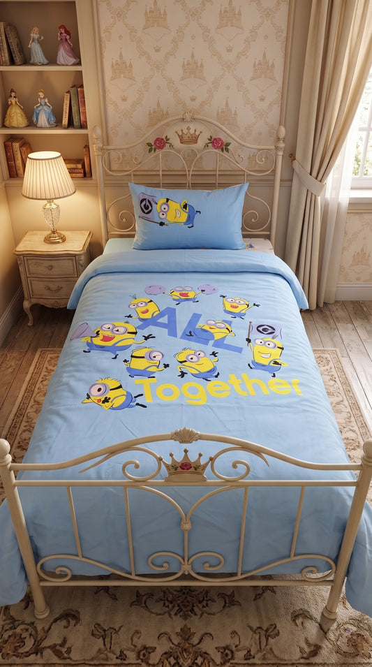 Minions-themed bedding set