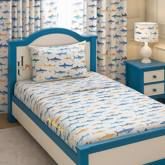 SHARKS KIDS BEDSHEET 3097
