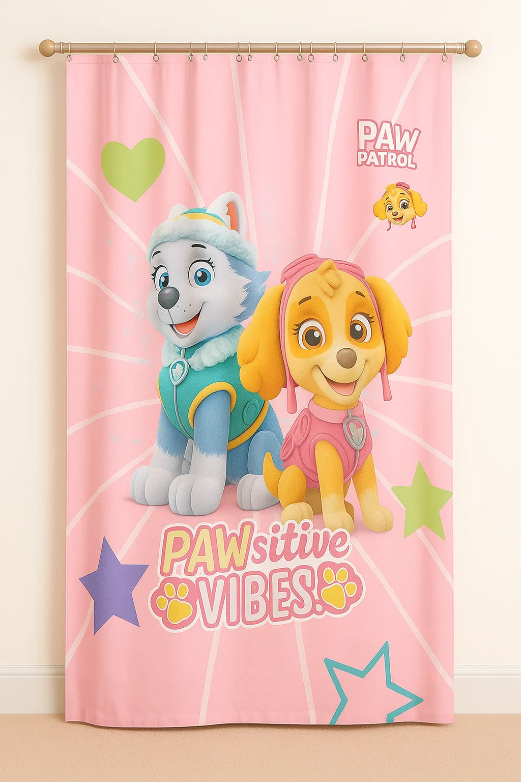 Paw Patrol Curtains for Kids Room