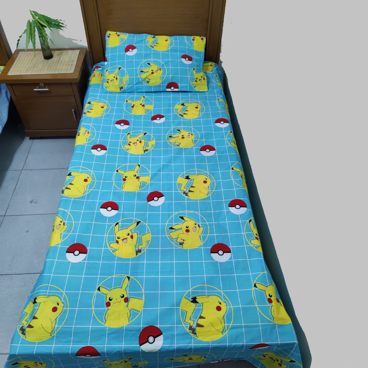 Pokemon Single Bedsheet