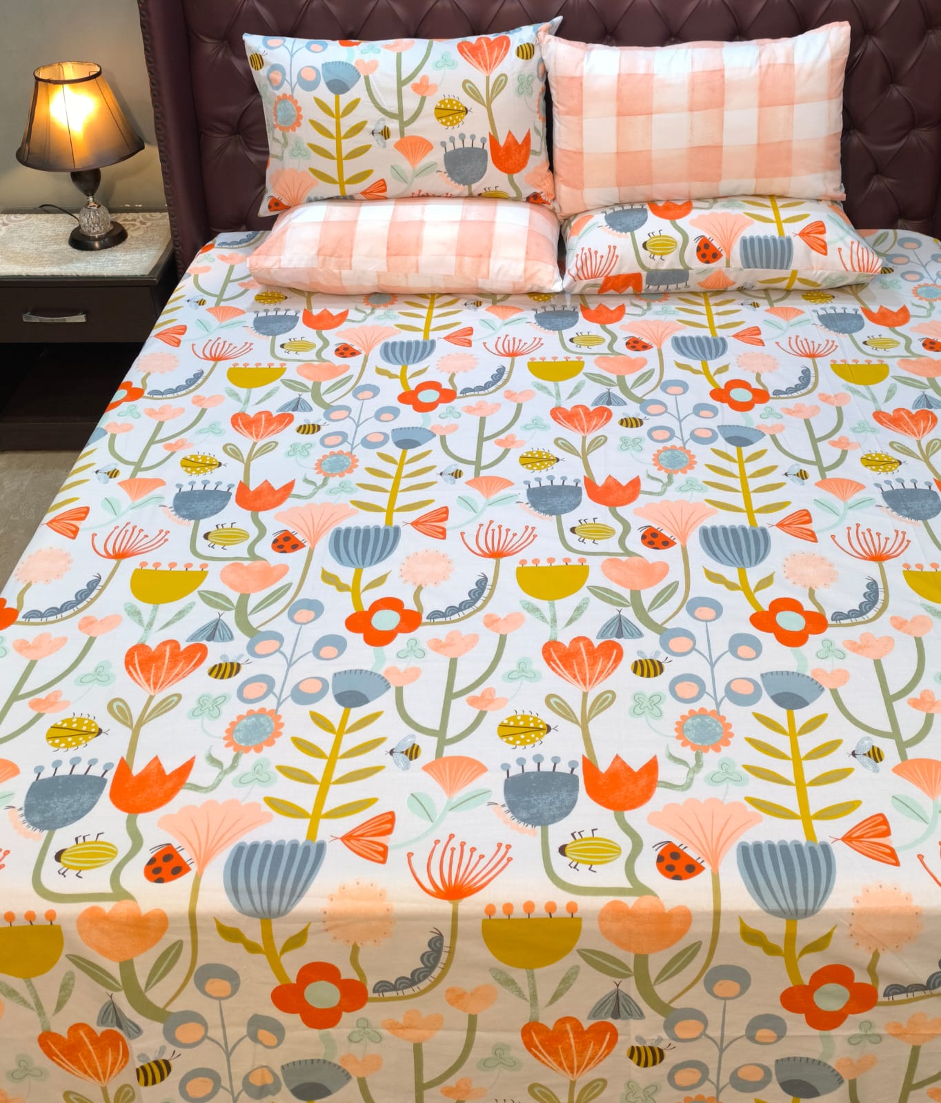 Printed Cotton Bed sheet B 024 -  Bed Sheets