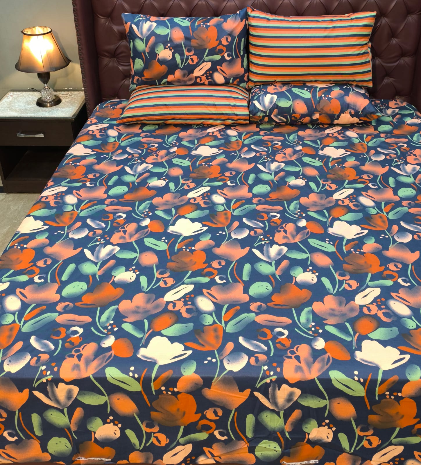 Printed Cotton Bed sheet B 022 -  Bed Sheets