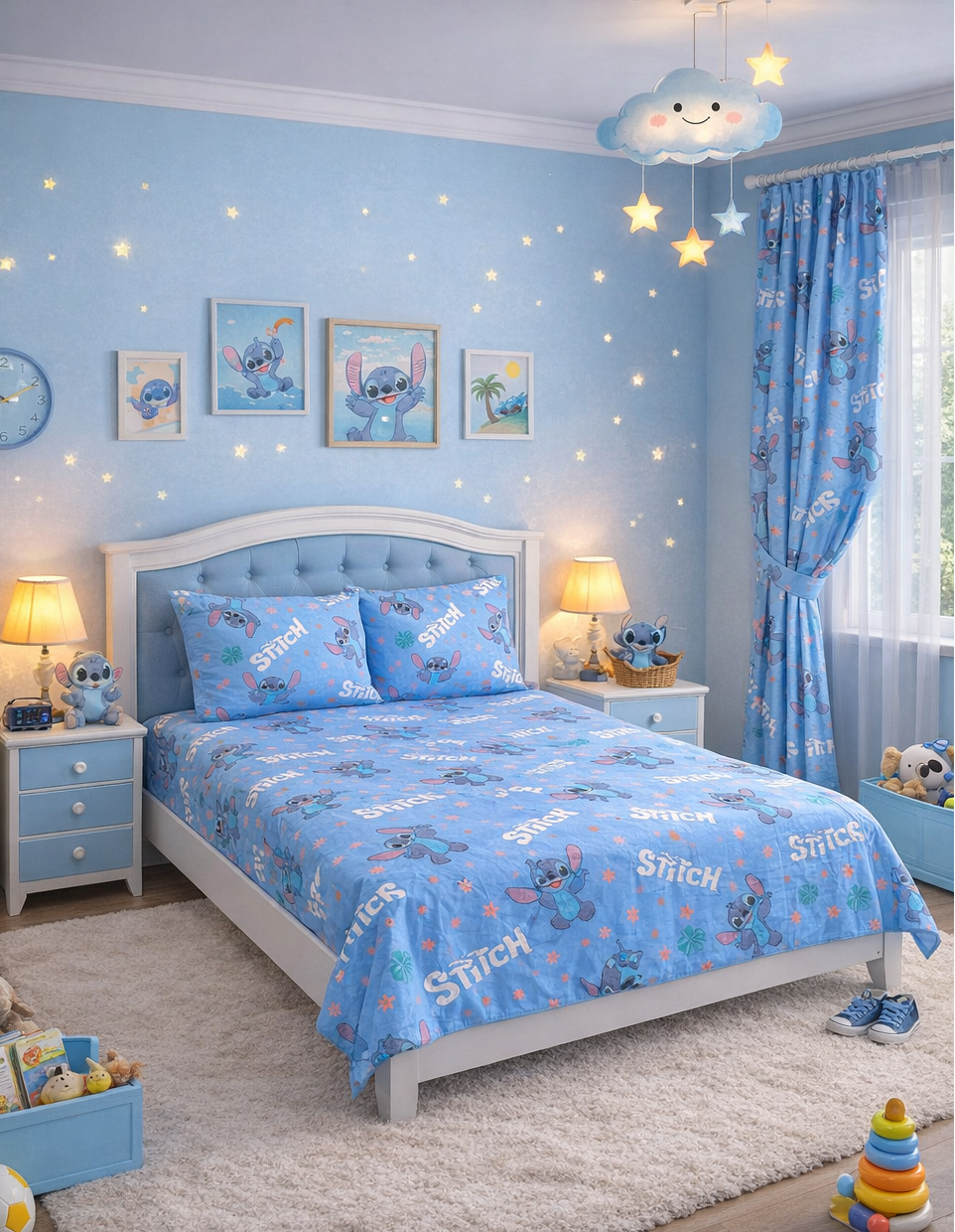Stitch Character Kids Bedsheet Set
