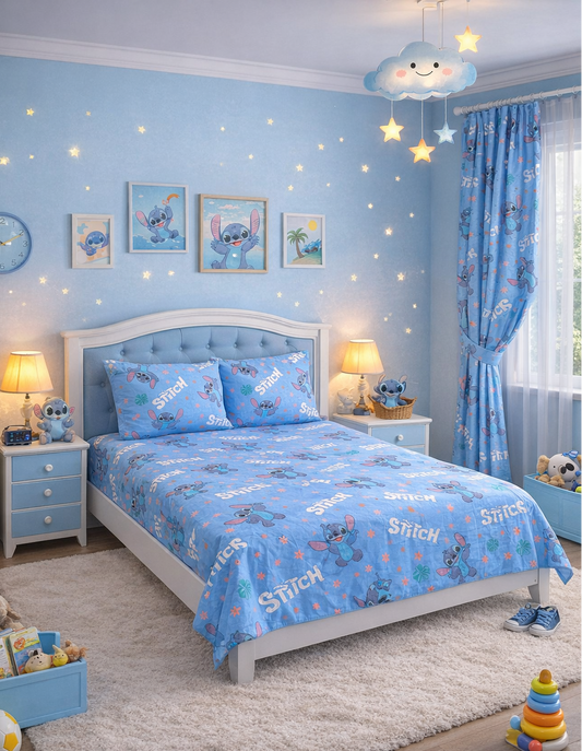 Stitch Character Kids Bedsheet Set