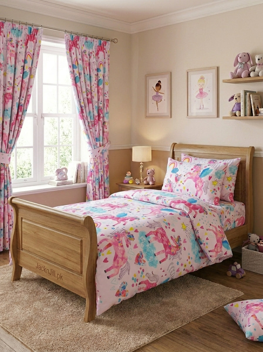 Unicorn Party Kids Bedsheet

