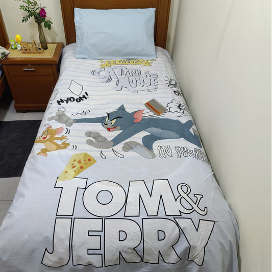 TOM AND JERRY PRINT KIDS BEDSHEETS 3736 -  Bed Sheets