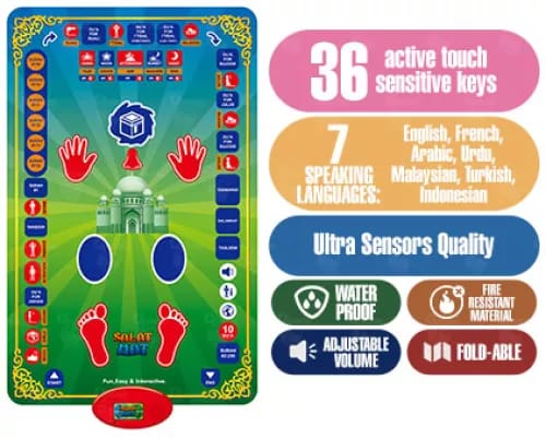 Educational Prayer Mats For Kids -  Educational Prayer Mats