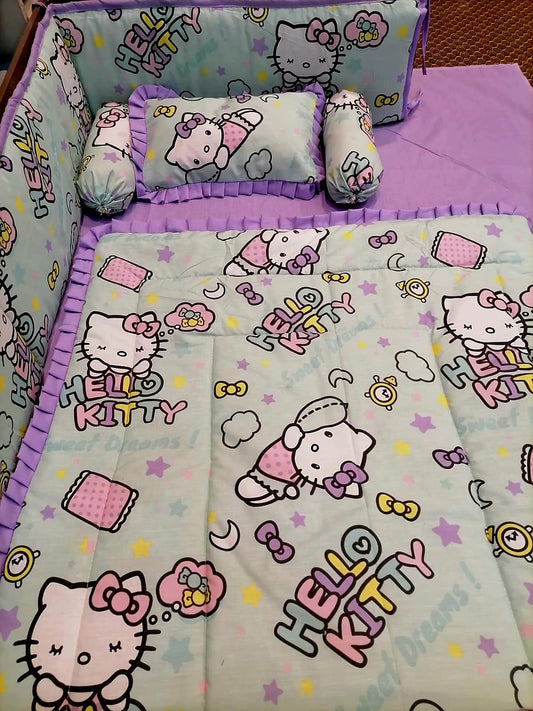 HELLO KITTY BABY COT SET