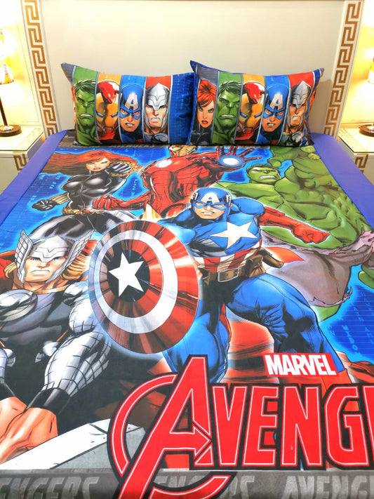 Kids Avengers Characters Bedsheet 7979