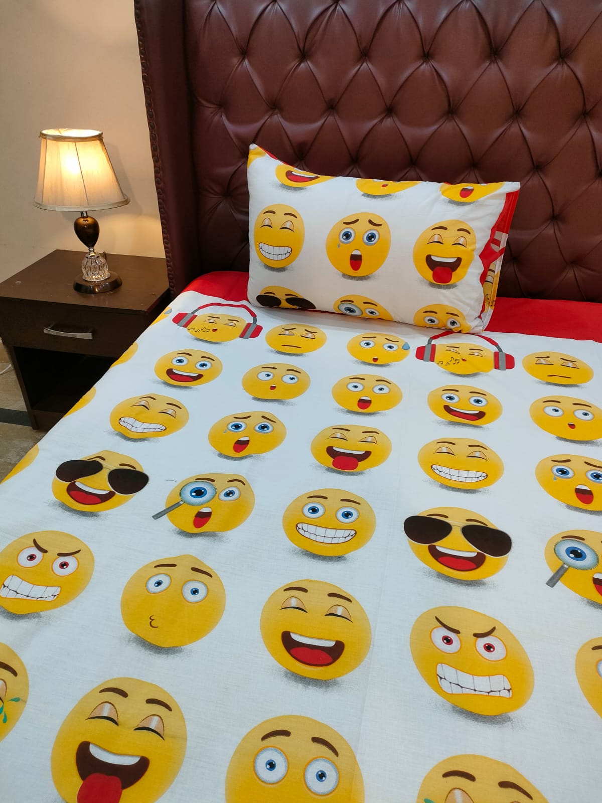 Kids Funny Emoji Bedsheet 7890