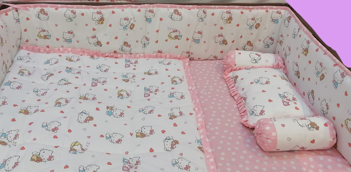 Pink Baby Doll Baby Cot Set