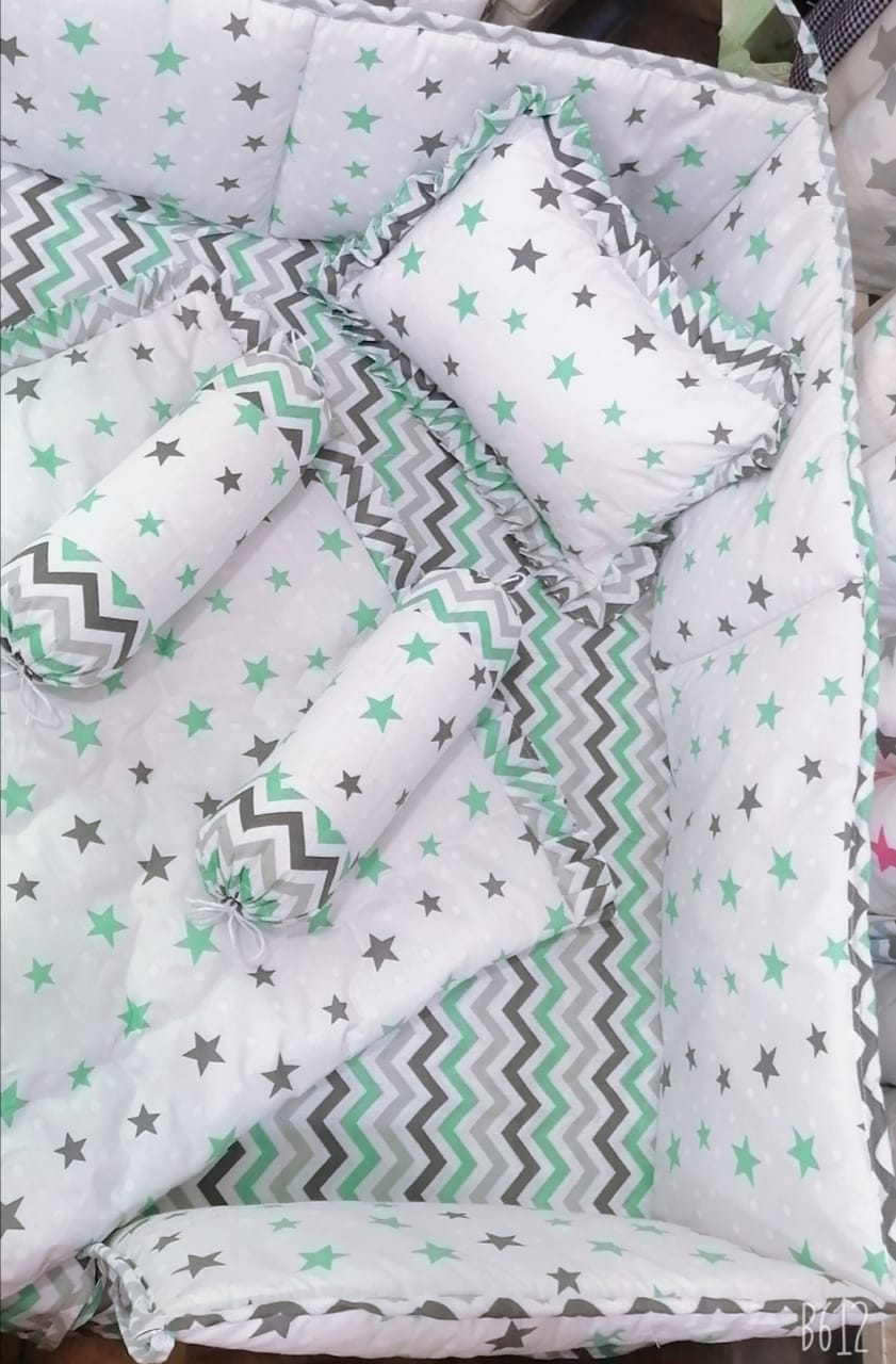 Starry Character Baby Cot Set