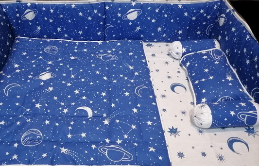 Star and Moon Featured Baby Cot Set