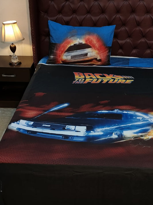 Back to the Future Featured Bedsheet