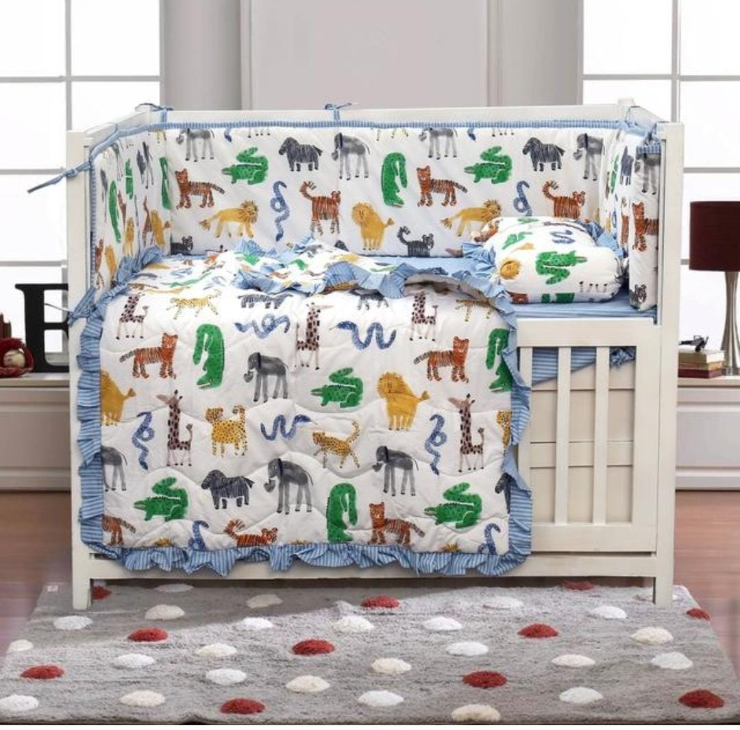 Animals Featured Baby Cot Set