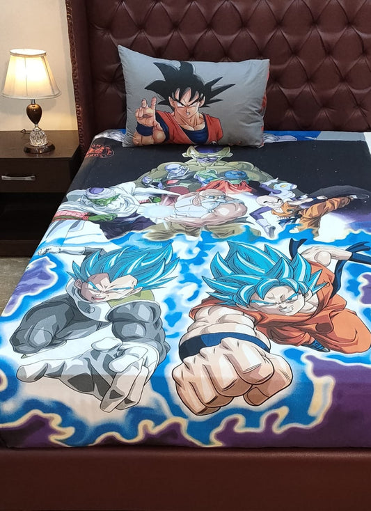 Dragon Ball Zee Featured Bedsheet