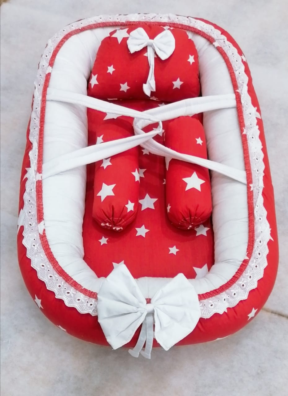Red Queen With Twinkle Stars Character Baby Coat Set